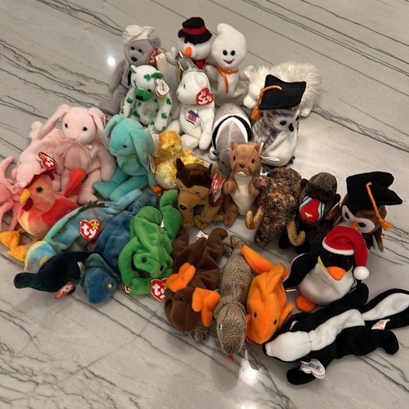 27 Beanie Babies + 1 Teenie with tags - Picture 12 of 16